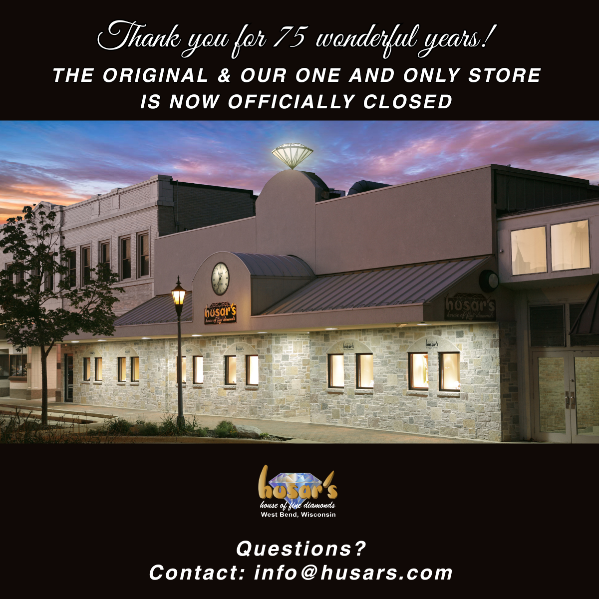 Going out of business sale